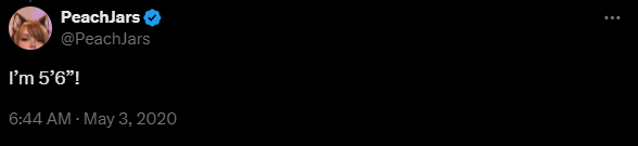 Peachjars height confirmation post in her socials